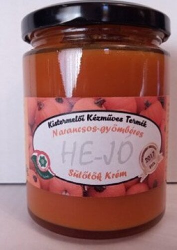 HE-JÓ Narancsos- gyömbéres Sütőtök Krém 314 ml