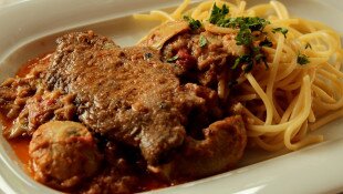 Tárkonyos borjú scallopine recept